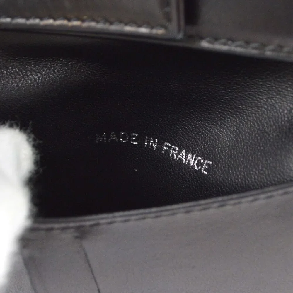 Chanel Travel Line Bifold Wallet Purse Black